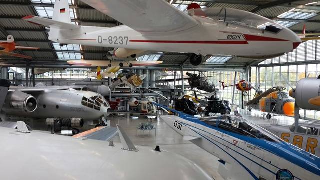 독일 박물관 항공관에는 다양한 비행기들이 전시돼 있다. 