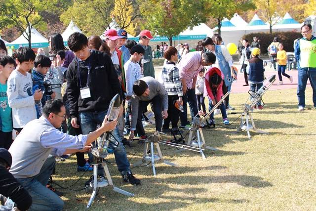 항우연 물로켓 발사현장.<사진=길애경 기자> 
