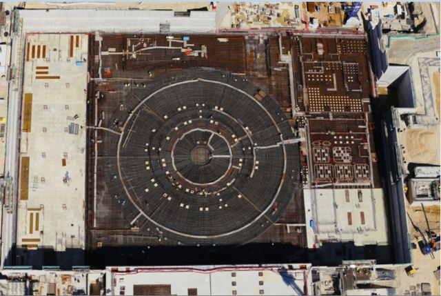 축음기 모양의 ITER 건설현장<사진=국가핵융합연구소 제공> 