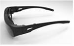 연구단이 개발한 HMD는 기존 기기와 달리 작고 가벼워 안경형태로 착용할 수 있다. <사진=미래부 제공> 