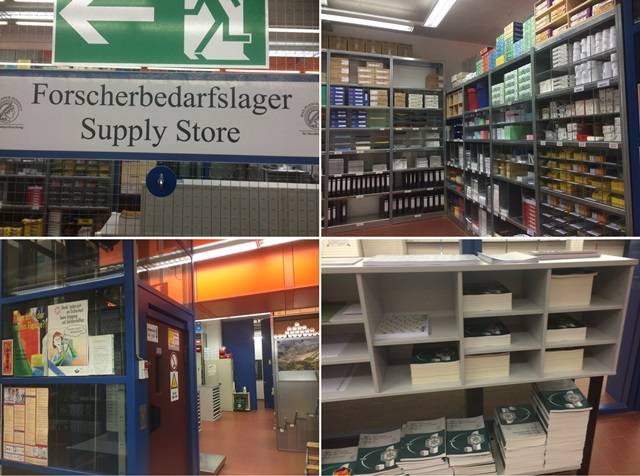 슈투트가르트 막스 플랑크 연구소 내에는 비품 숍이 있어 연구자들이 언제든지 필요한 소모품부터 연구 재료를 갖다 쓸수 있다.<사진=길애경 기자> 
