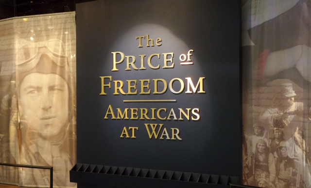 미국 역사 박물관에서는 기획전으로 자유의 댓가가 전시되고 있다.<사진=이석봉 기자>