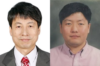 김종열 책임연구원(왼쪽)와 강봉주 연구원.<사진=한의학연 제공>