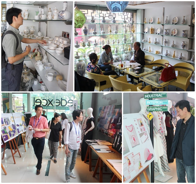 대전 디자인 기업인들이 베트남 산업체를 둘러보며 시장조사를 진행하고 있다.<사진=박성민 기자>