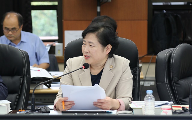 신용현 국민의당 의원은 5일 카이스트에서 열린 국정감사에서 출연연의 연구인력 감소에 대해 지적했다. <사진=박은희 기자> 