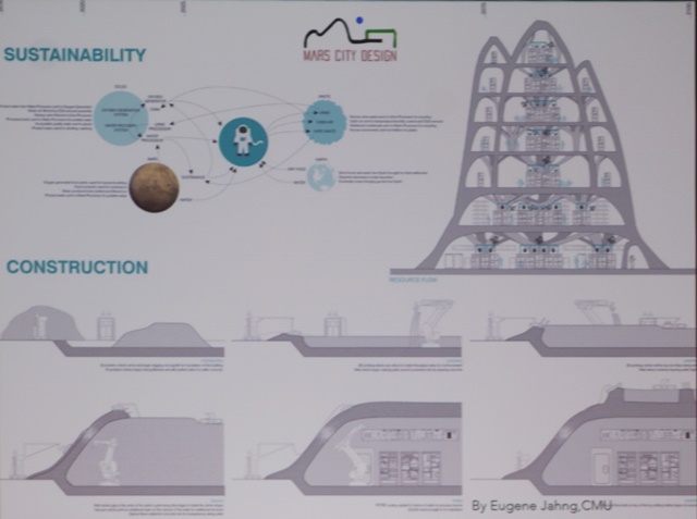화성 호텔 건설과 지속가능성에 대한 디자인 <사진=김요셉 기자>