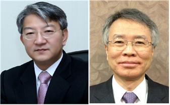 (왼쪽부터)이상엽 교수, 황규영 교수.<사진=미래부 제공>