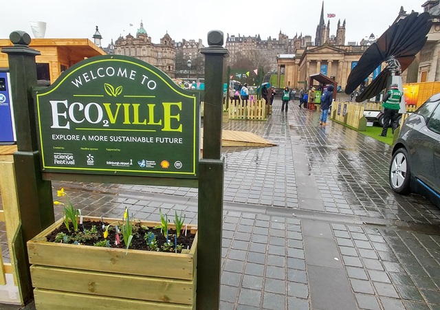 지속가능한 저탄소 사회에 오신 걸 환영합니다. 'EcoVille'.<사진=김요셉 기자>