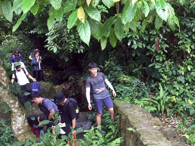 정성준 KAIST 학생은 열대종 다양성 실습을 위해 베트남 학생들과 정글에서 곤충을 채집하는 프로그램에 참여 중이다. 사진 오른쪽이 정 군.<사진=정성준 학생>