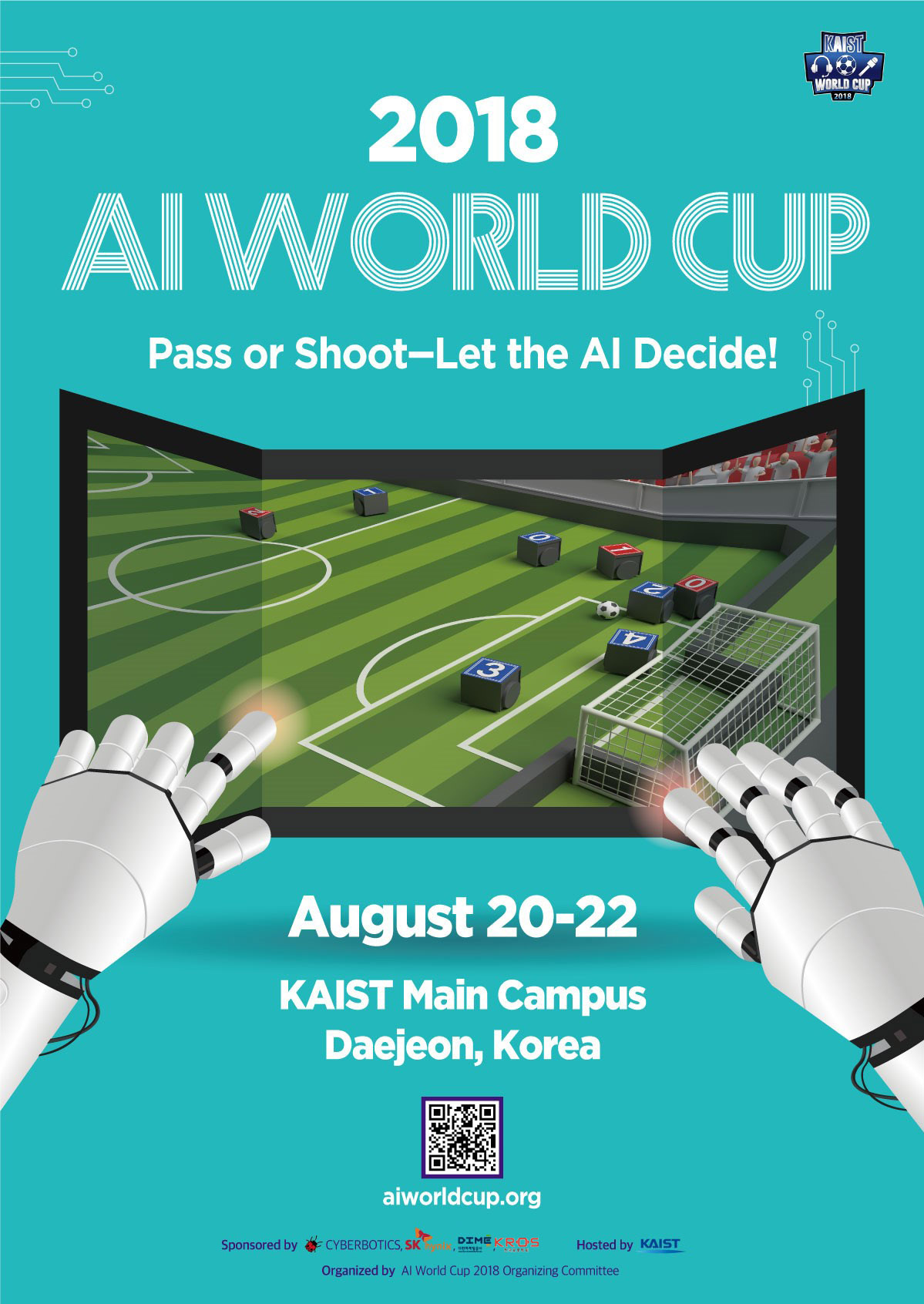 KAIST 국제 인공지능 월드컵 포스터.<사진=KAIST 제공>