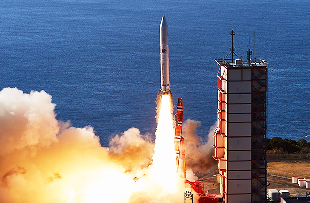 일본 우주항공연구개발기구(JAXA)는 18일 오전 소형 로켓 엡실혼 4호기 발사에 성공했다고 밝혔다.<사진=JAXA>