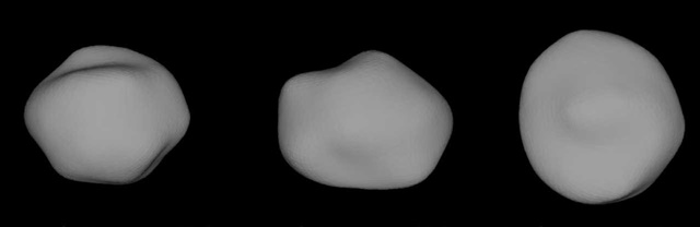소행성 파에톤의 오목모형.<사진=한국천문연구원 제공>