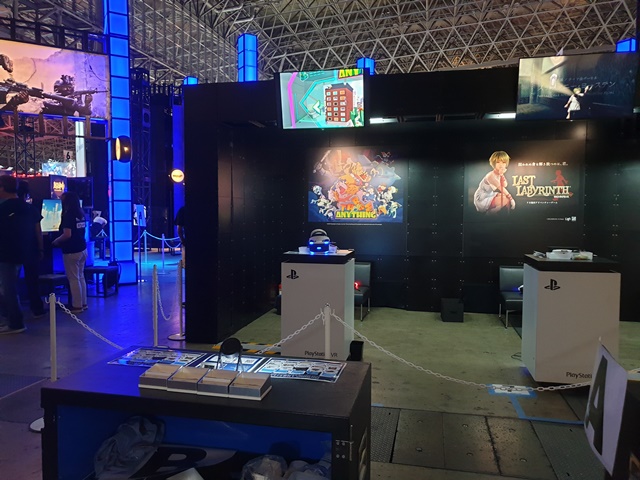비주얼라이트는 도쿄게임쇼에 참가해 '쓰로우애니띵' PS VR 버전을 시연했다.<자료=비주얼라이트 제공>