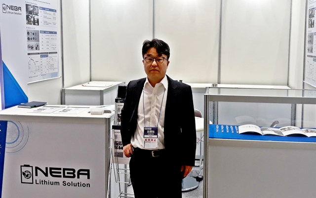 니바는 2019 일본 국제2차베터리엑스포에 국산최초 리튬메탈 제품을 출품했다 <사진=니바 제공>