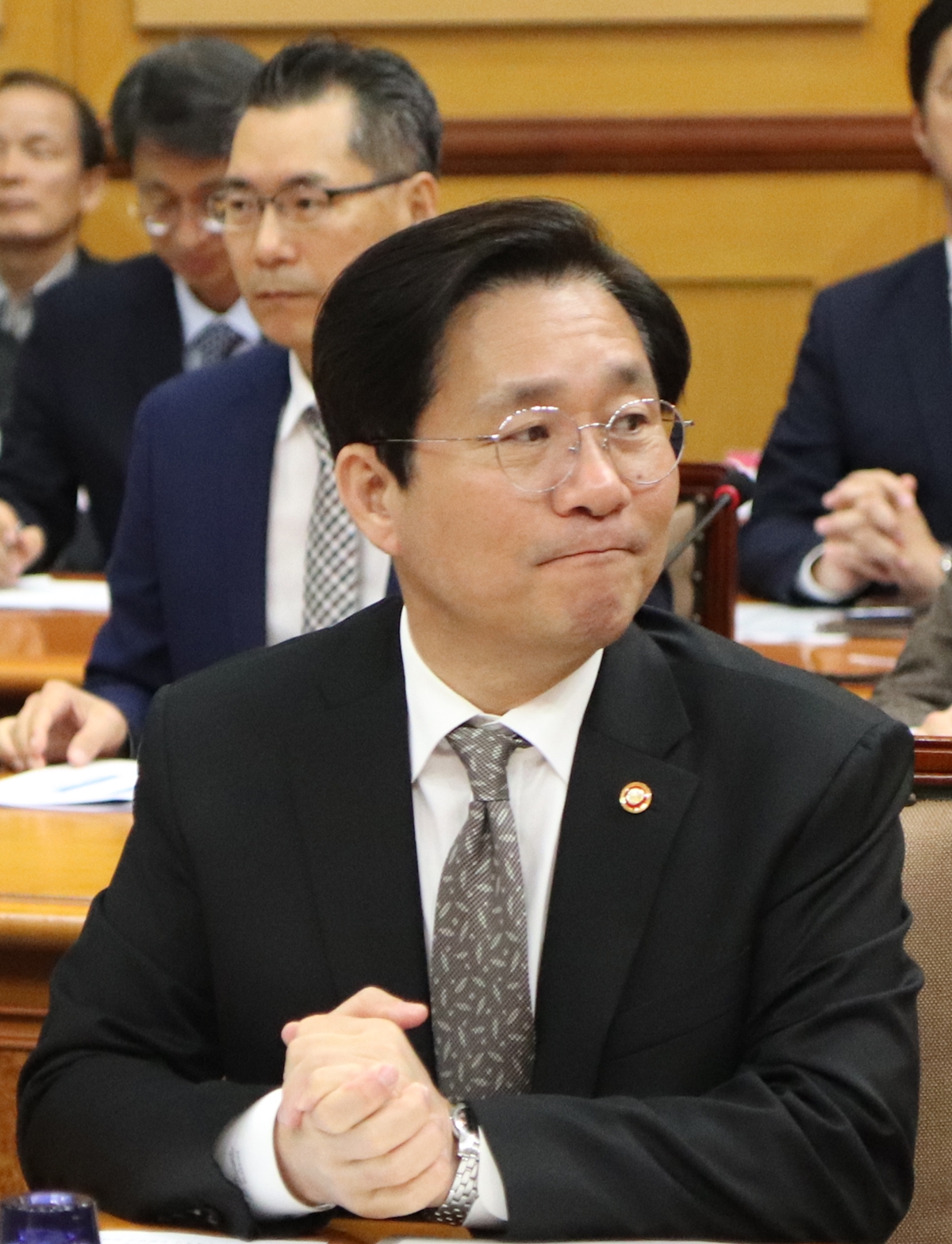 성윤모 산업통상자원부 장관은 6일 한국기계연구원을 찾았다. <사진=김인한 기자>