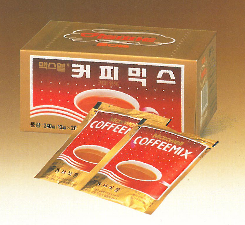 1976년에 개발된 세계 최초 동서식품의 '1회용 커피믹스'. 한국인이 만든 위대한 발명품 커피믹스는 지금까지 많은 국민의 사랑을 받고 있다.<사진=공학한림원 제공>