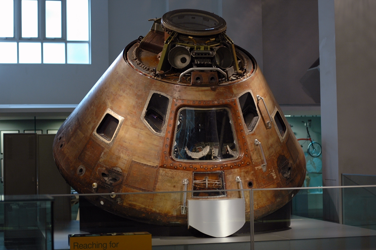 과학박물관에 전시된 아폴로 10호 사령선은 진품이다. <사진=한국과학기술단체총연합회 제공>