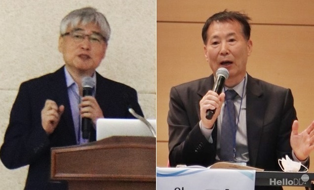 (왼쪽부터)박영진 GLS 부사장, 정 한 아이쓰리시스템 대표. <사진=이유진 기자>