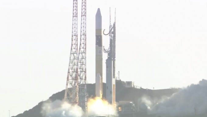 UAE의 첫 화성 탐사선 아말이 20일 오전 6시 58분, 일본 다네가시마 우주센터에서 성공적으로 발사됐다. <사진=유튜브>