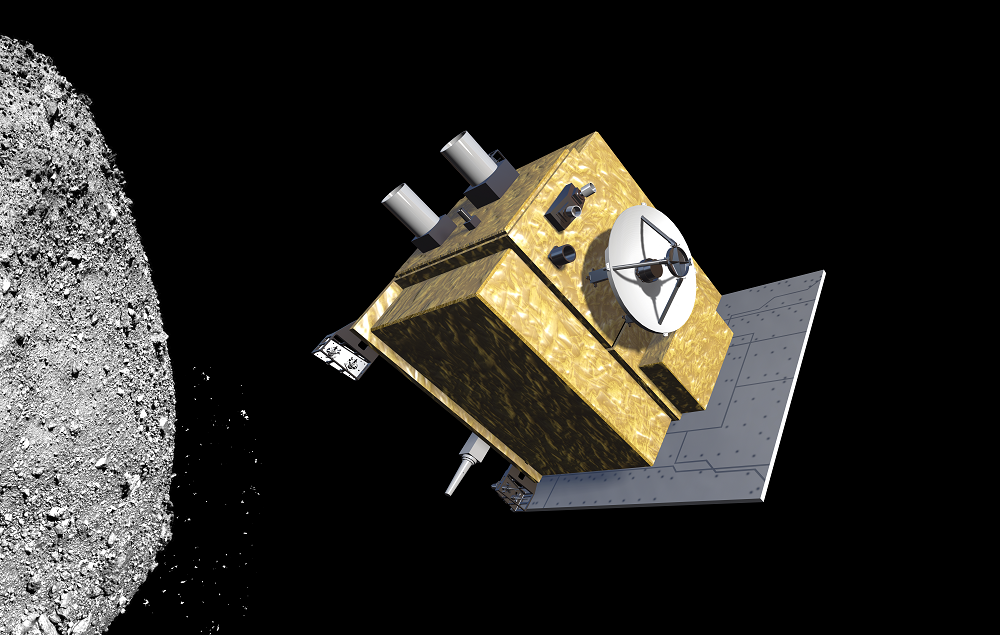 A sonda Apophis será lançada em 2027 e, após uma jornada de um ano, buscará antes e depois da aproximação de Apophis à Terra por 90 dias. [사진=천문연 제공]