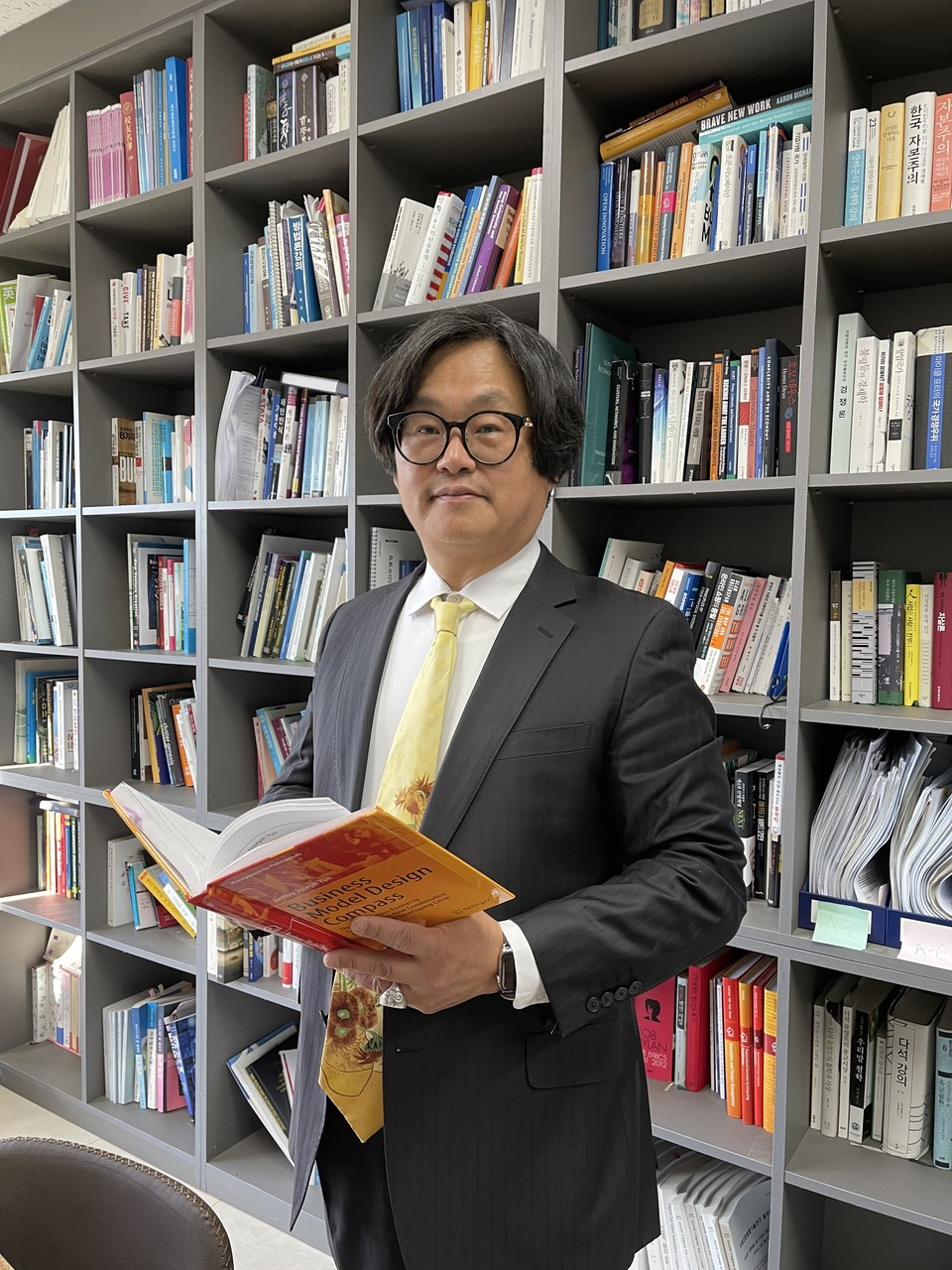 윤진효 대구경북과학기술원(DGIST) 책임연구원. 그는 9월부터 12월까지 13주에 걸쳐 학교에서 '비즈니스 개발론'을 공개 강의한 다.[사진=DGIST 제공]