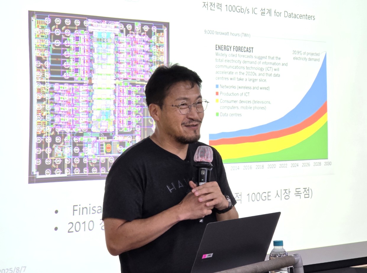 배현민 KAIST 창업원장. 그는 7일 KAIST 창업원에서 열린 창업문화 확산 세미나에서&nbsp;연구자 창업의 핵심 전략을 공개했다. [사진=홍재화 기자]