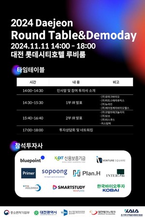 대전TP, 대전 유망기업 투자상담회 개최 - 뉴스 썸네일 이미지