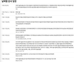 과기계 국감 내달 6일부터···R&D 예산·AI·우주 등 현안 점검 - 뉴스 썸네일 이미지